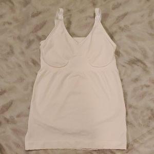 White Breast Feeding/Pumping Top